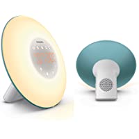 Los mejores  - Philips Wake-up Light HF3507-20 - Despertador de luz led- radio FM- simulación del amanecer y del atardecer- 2 sonidos…